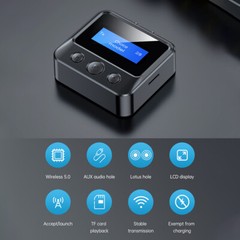 Bluetooth 5.0 Transmitter Receiver EDR Wireless Adapter USB Dongle 3.5mm AUX RCA