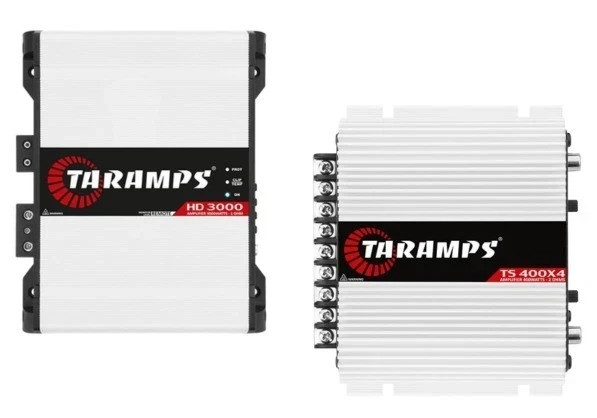 Taramps HD 3000 1Ohms 3K Amplifier + TS 400X4 400 W Car Amp – 3-5 Day Delivery.