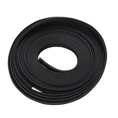 50 Feet 3/8″ Expandable Wire Cable Sleeving Sheathing Braided Loom Tubing Black