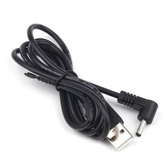 USB 2.0 A Male to Right Angled 90 Degree DC 3.5×1.35 mm 5 Volt 24AWG DC Barre…