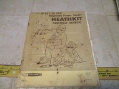 Vintage Heathkit Assembly Manual 1-30 VDC Regulated Power Supply IP-28 Book