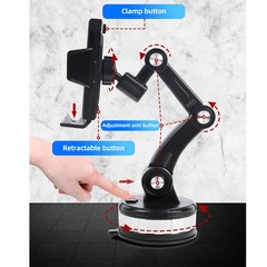 Car Truck Mount Phone Holder Stand Dashboard/Windshield For Cell Phone Universal
