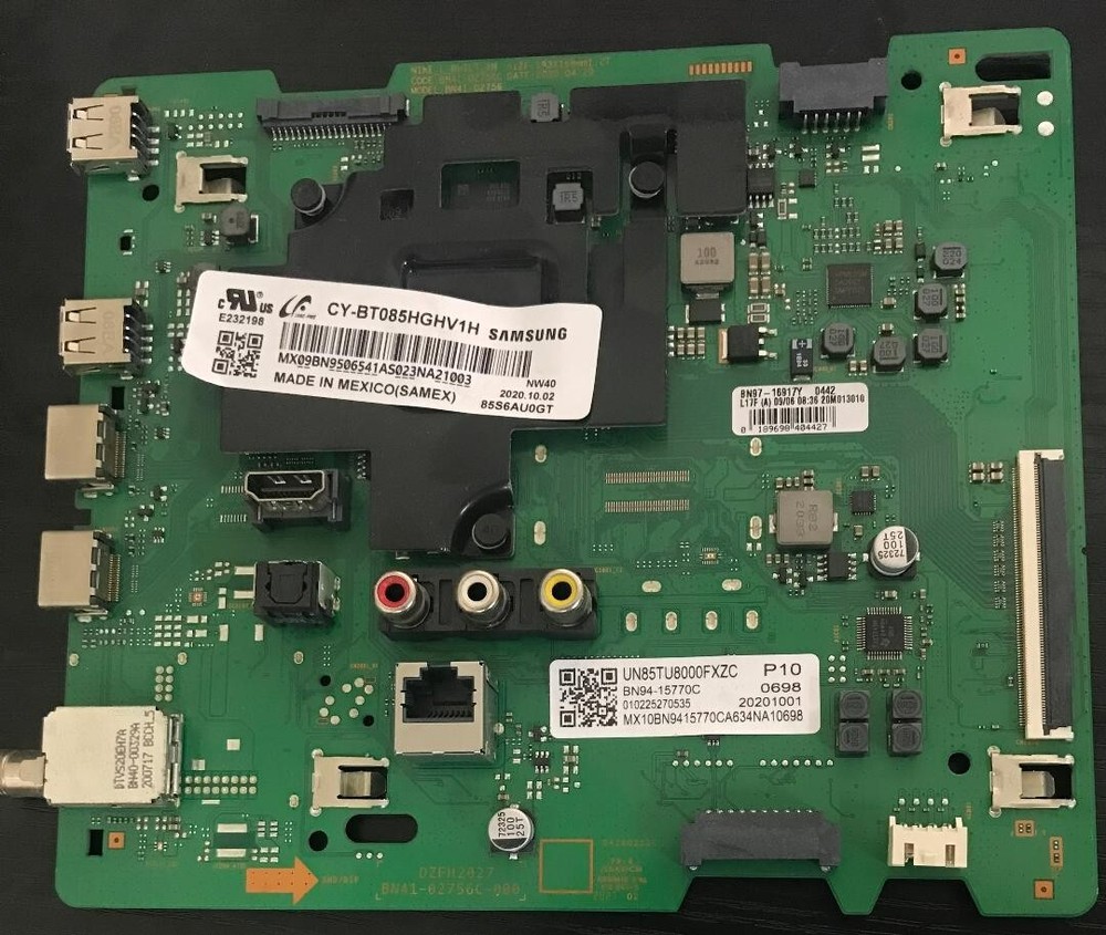 Samsung BN94-15770C Main Board UN85TU8000FXZA, UN85TU800DFXZA