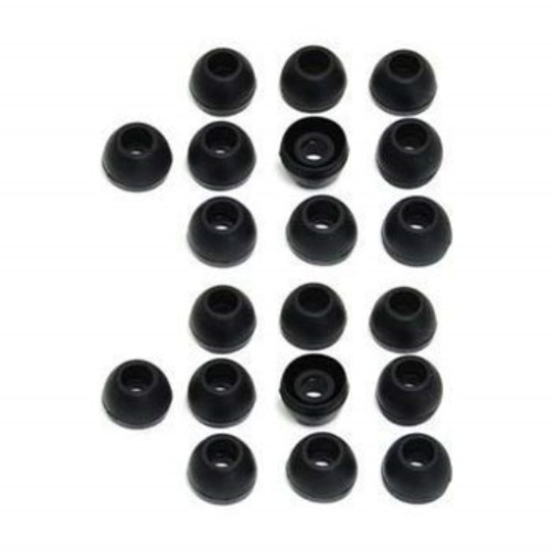 10 Pairs Small Premium Silicone Replacement Earbud Ear Tips Covers – Black