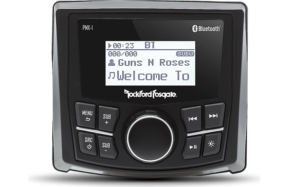 Rockford Fosgate PMX-1 | Gauge Style Marine Stereo with 2.3″ Display