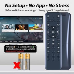 ABS Durable Remote Control for AGPTEK Mini 1080p – Seamless Streaming Experience