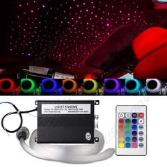 1set Kit de luces LED para coche techo de estrella lámpara de techo fibra óptica