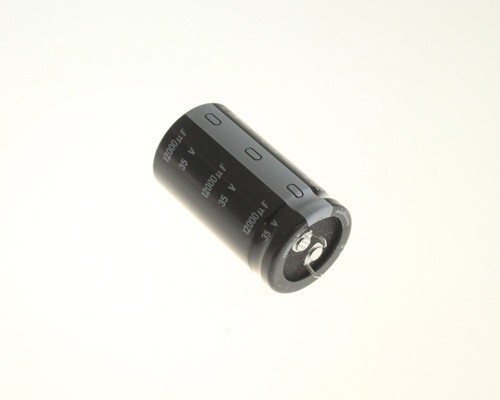 (10pcs) 12000uF 35V DC Snap Mount Electrolytic Capacitor 35VDC 85C 25x45mm