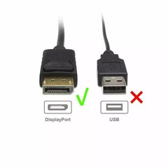 Lot of 3 Display Port to HDMI Male Female Adapter Converter Cable DP to HDMI