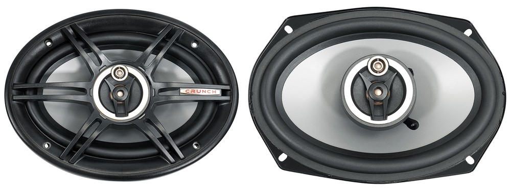 Pair Crunch CS693 6×9″ Car Audio 3-Way Speakers 400 Watts Max