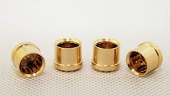 50 Noise Stopper 24K Gold Plated Copper RCA Plug Caps Top Quality USA Fast