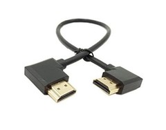 Gold Plated High Speed 90 Angle Right HDMI Male to Left HDMI Male Adapter