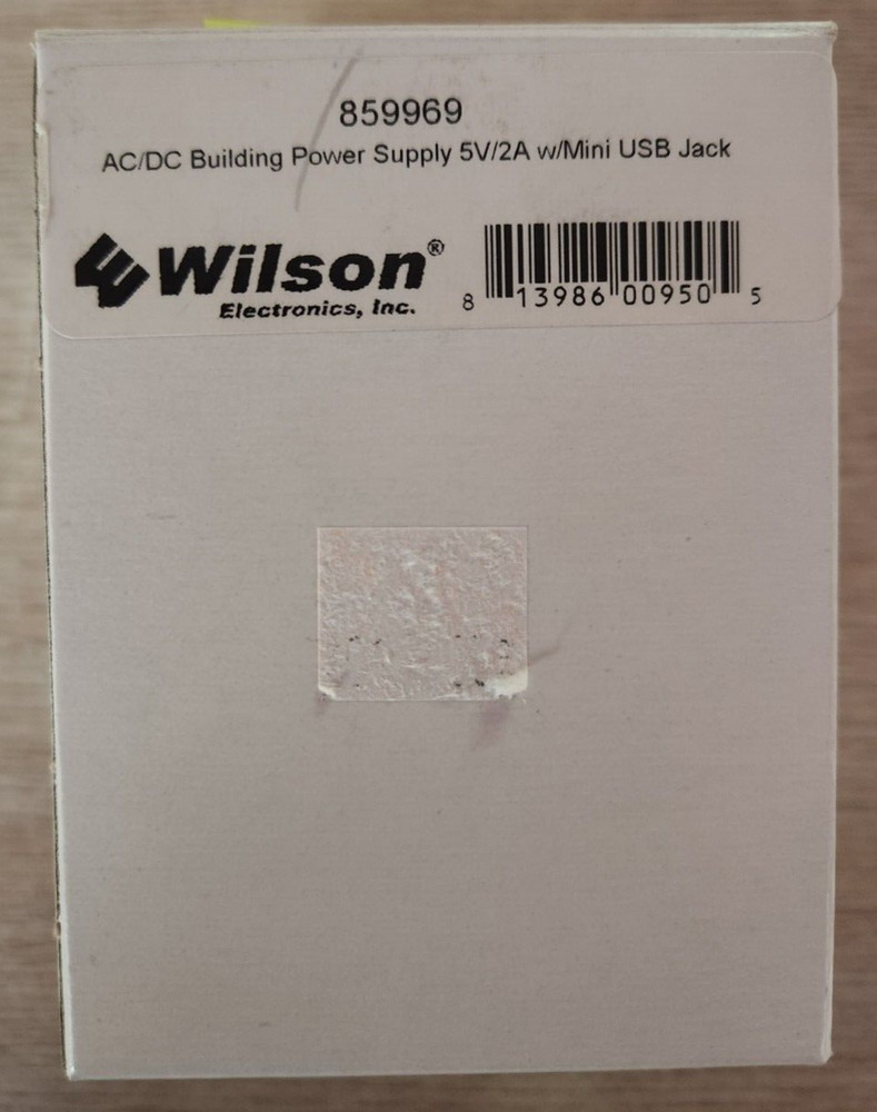 Wilson 859969 AC to DC 5V Power Supply for Sleek and MobilePro