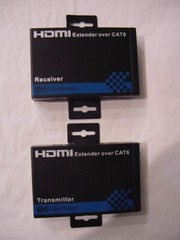 CABLE MATTERS HDMI EXTENDER OVER CAT6 RECEIVER & TRANSMITTER – NO POWER CORDS