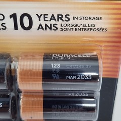 Duracell 123 Lithium 3V Batteries DL123 CR17345 (12 Pack) Exp 2033
