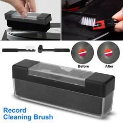 3in1 Vinyl Record Cleaning Brush Set Stylus Velvet Anti-static Cleaner Tool Lot