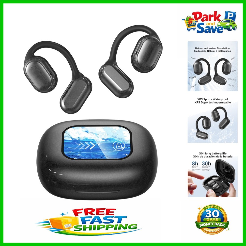 Lightweight AI Translation Earbuds – 135 Languages, 40 Hours Wireless Experience