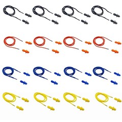 Ear Plugs for Sleeping Noise Canceling, 16 1 Count (Pack of 16), Multicolor
