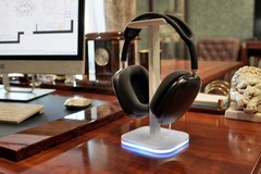 Universal Headphone Stand Aluminum Alloy Desk Headset Holder for Gaming RGB Ligt