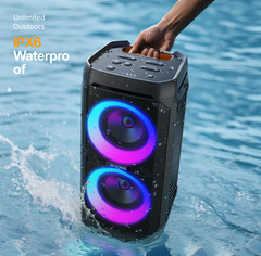 W-KING T11 Portable Bluetooth Speaker 240W Loud Boom Box&Deep Bass Subwoofers