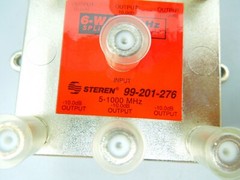 6 output Cable TV Splitter Coaxial RG6 6 way Coax HD rated CATV HDTV (QTY 1)