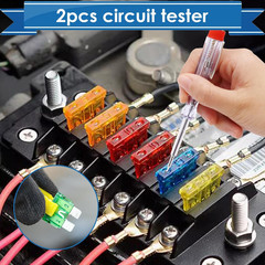Car Fuses Assortment Kit with Fuse Puller and Circuit Tester – Standard & Mini &