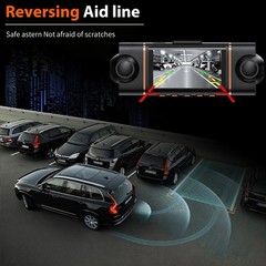 4 Channel Wifi Dash Cam 1080P HD Driving Recorder G-Sensor Car Front+Rear Camera