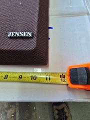 Jensen bookshelf monitor speaker 200A grille used FREE SHIP