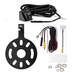 Rear View Backup Camera Kit w/ Spare Tire Bracket For Jeep Wrangler JK 2007-2018