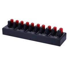 Passive 1-IN-4-OUT Amplifier / Speaker Splitter Box Distributor Audio Switcher