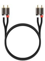 3 6 10 15 FT Gold Plated RCA Male L/R Stereo Audio Cable Cord Plug