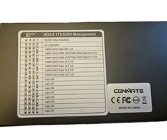 HDMI Splitter 1 in 8 Out, 8 Port HDMI Splitter Support 4K@60Hz 4:4:4 8-bit Dupli