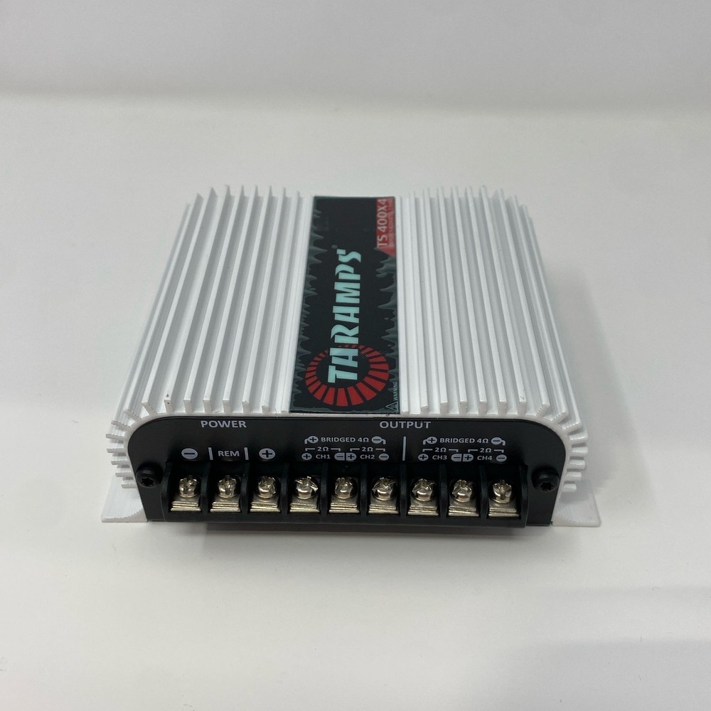 Taramps TS 400×4 V2 4-Channel Car Amp 400W RMS Silver/Black Small