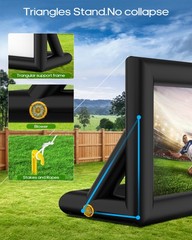 OWFUVO 3-NI-1 18FT Inflatable Projector Screen Outdoor Inflatable Movie Screen
