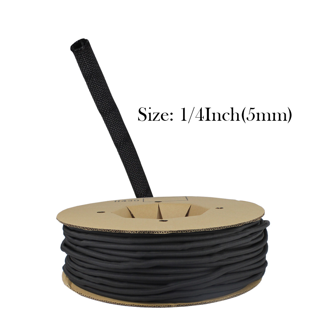 Automotive Harness Woven Mesh Split-Sleeve Wire Loom Home Cable Management Lot