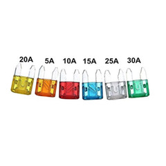 New 70pcs Assorted Car Mini Fuse 5 7.5 10 15 20 25 30 Amp