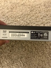 LG UP875 Ultra HD 4K 3D Blu-ray DVD Player – No Remote TESTED & WORKING