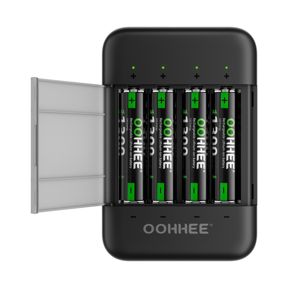 4/8/12/16x 1.5V 1300mWh AAA Rechargeable Lithium Battery + Charging Storage Box