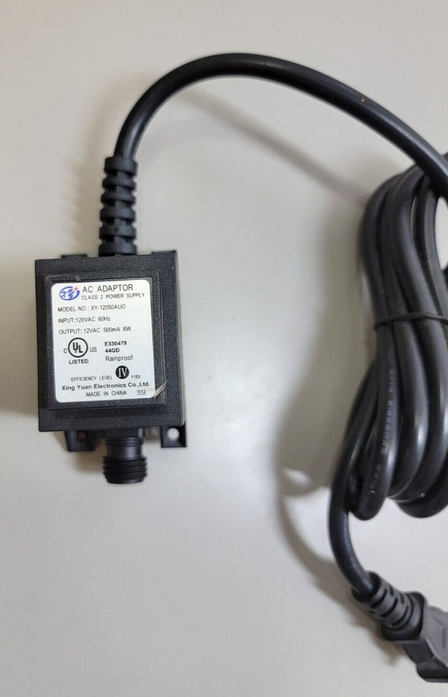 New WATER PUMP ADAPTOR POWER SUPPLY XY-12050AUO RAINPROOF 12v 500MA