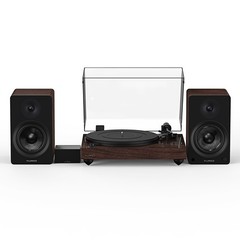 Fluance RT82 Vinyl Turntable, PA10 Preamp, Ai41 Powered 5″ Bookshelf Speakers