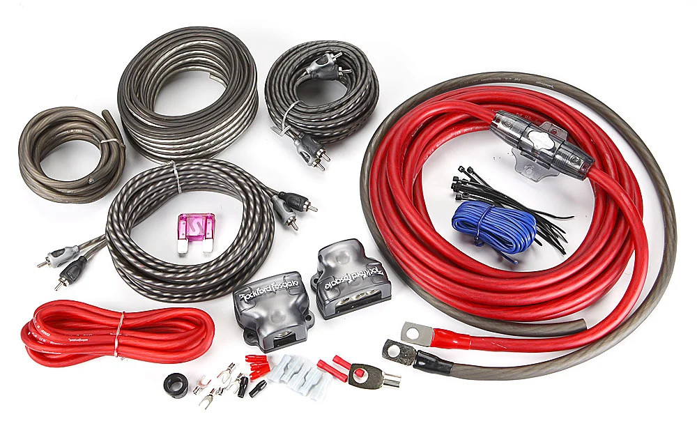 Rockford Fosgate RFK4D 4 gauge Dual Amplifier Wiring Kit