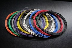 18 GAUGE WIRE RED & BLACK 25 FT EACH PRIMARY AWG STRANDED COPPER POWER GROUND