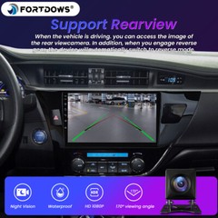 10.1″ CarPlay Car Stereo GPS Radio For Toyota Corolla 2014 2015 2016 Android12.0