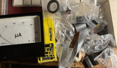 Lot 6 Vintage Ham Radio Electronics 1 13oz Ferrite Rods, Tubes, Gauges ALL 4PART