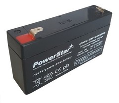 2 Year Warranty BackUp SLA Battery for 6V 1.2 1.3 or 1.4 For by PowerStar