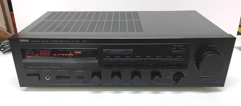 Yamaha RX-530 Stereo Receiver AM FM Tuner – In great condition