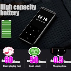 Bluetooth 5.0 MP3 Player HiFi Lossless Sound FM Radio Music Voice Recorder USA