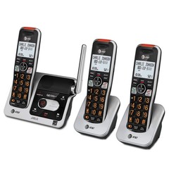DECT 6.0 Cordless Phone System with 3 Handsets, Answering Machine, Call Blocking