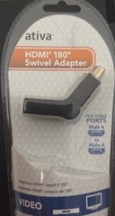 Ativa HDMI 180 Swivel Adapter , Rotation & Flexibility For Easy Hookups HD 1080p