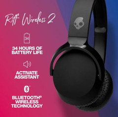 Skullcandy Riff Wireless XT 2 — Black (CERTIFIED REFURBISHED)